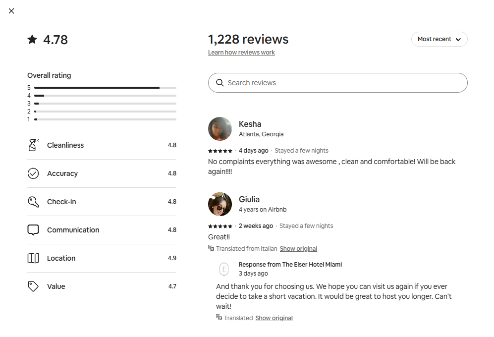 Airbnb Reviews
