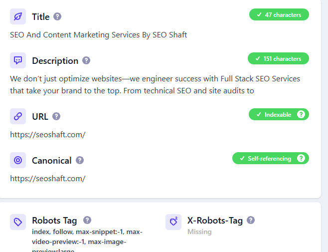 On page SEO SS